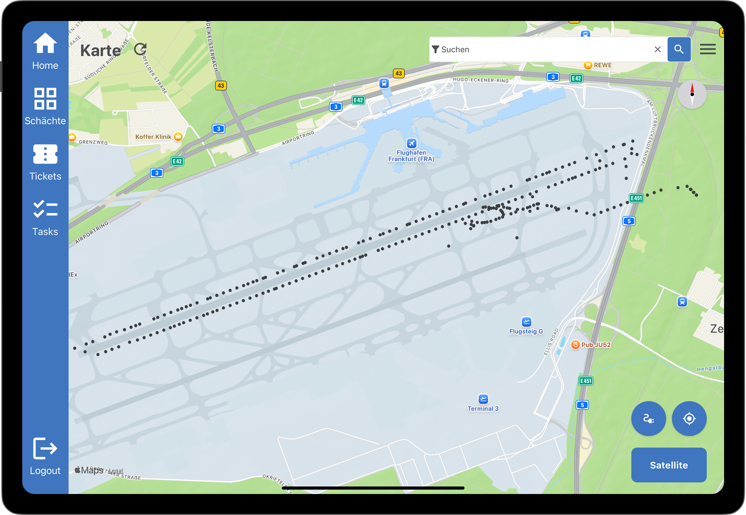 AI-powered assistance system with chat interface on a laptop